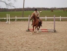 Anden runde spring over 30 cm.
